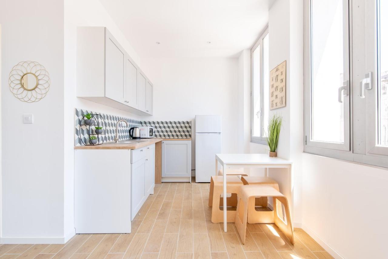 Le Cosy Blancarde -Appartement 1 Chambre 4 Pers- Clim Parking Marseille Kültér fotó